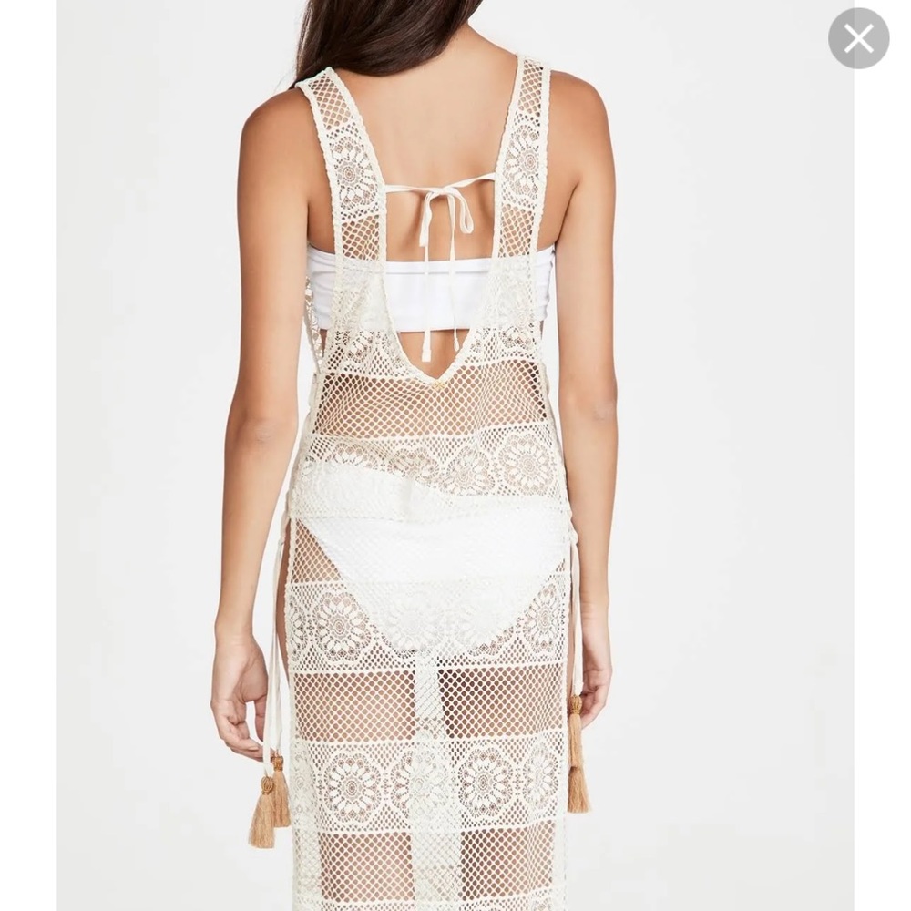 PilyQ Joy Lace Maxi swim cover up M/L